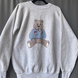 Rare Vintage Nabisco Teddy Bear Sweatshirt